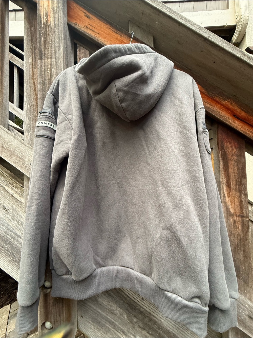 Comfrt Full Zip Airplane Hoodie - Picture 2 of 7
